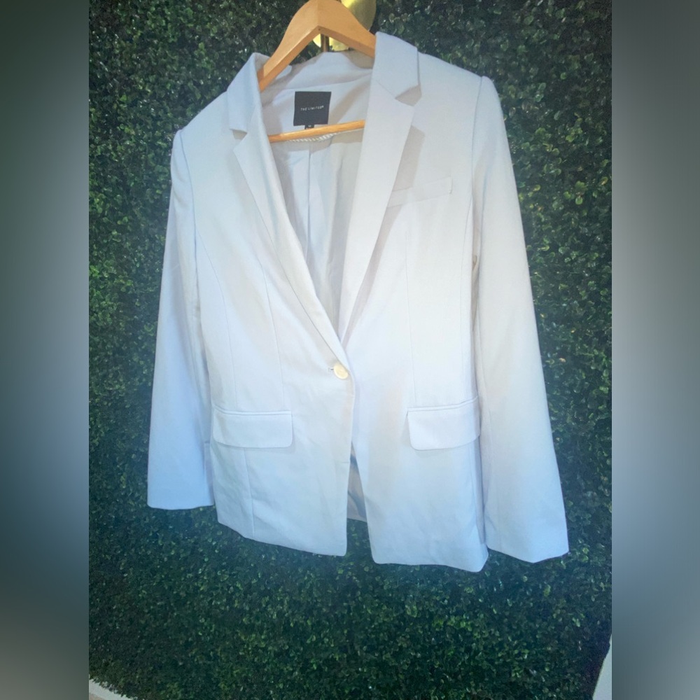 The limited baby blue‎ chic blazer size 10 business casual attire ideal for work